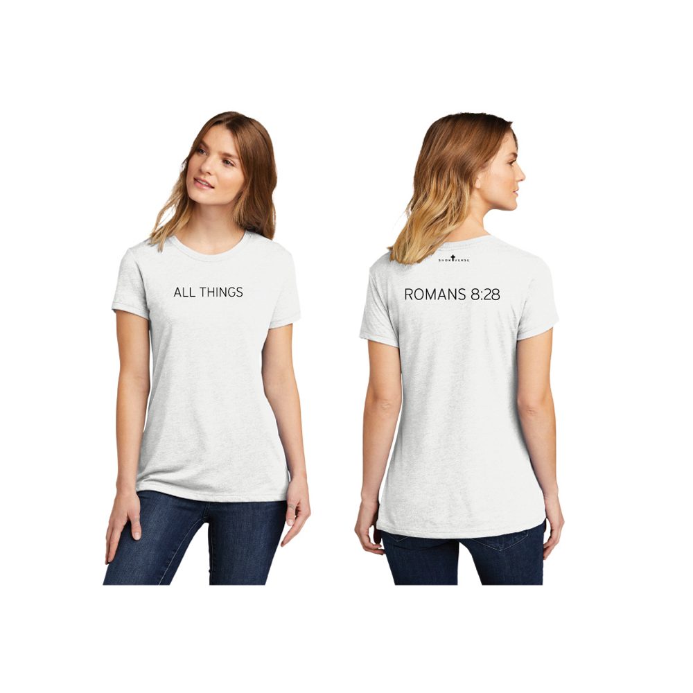 Seventyseven Lifestyle Women T-Shirt Los Angeles Print white